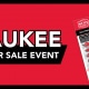 Neu's August Sale Event Header